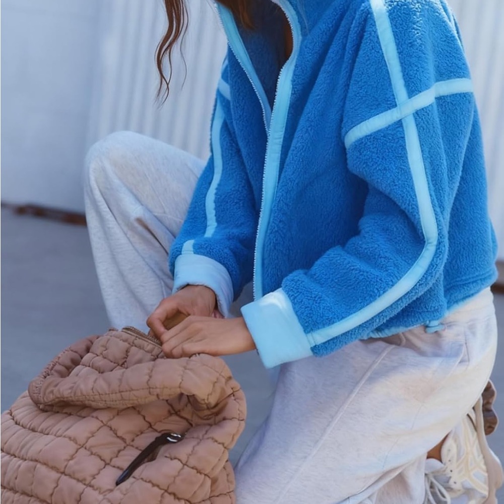 Free People “Mountain High" Inspired Zip Up Fleece! - Picture 2 of 3